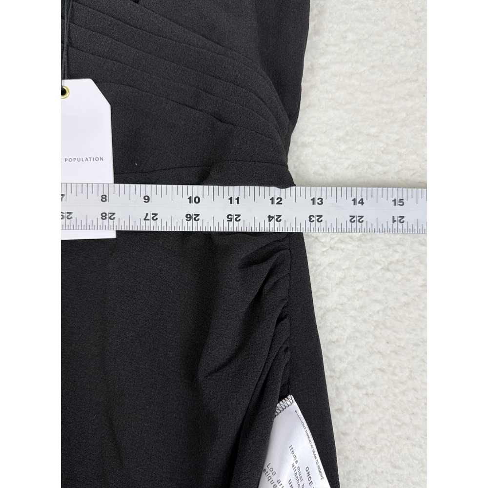 Dress the Population Womens Small Nicole Dress Black Sweetheart BRAND NEW - Picture 4 of 11